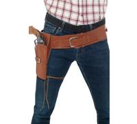 Faux Leather Adult Single Holster Con Cintura Costume Da Cowboy Per Uomo