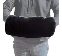 Faux Muff For Women - Winter Hand Warmer 38×20cm | Super Soft Plush Rabbit With Lining | Luxurious, Chic, Fuzzy Mittens And Wrist Muff For Girls And Women