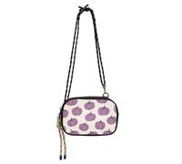 Faux paillettes zucca lavanda autunno piccola borsa a tracolla comoda da uomo con cinturino regolabile borse laterali Have a meal bolsos economicos para dama