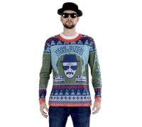 Faux Real Breaking Bad Walter Bianco Brutto Natale Felpa Camicia Costume F153168