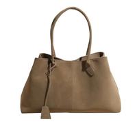 Faux Suede Solid Color Versatile Handbag Product Selling Large Capacity Shoulder Bag(Green-Type A)