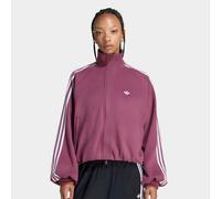 Faux Suede Track Top rosso M