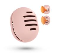 Fauxomor Custodia Spugna per Trucco Doppia Faccia Traspirante per Viaggio,Porta Spugna in Silicone per Beauty Blender per Tutte le Spugne,Riutilizzabile e Igienica Facile da Trasportare,Rosa A