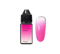 FAVAI Smalto Gel Per Aerografo #N03, 15 ML Airbrush Gel Nail Polish Senza Diluizione Formula a Basso Odore Smalto Semipermanente Per Manicure Francese Sfumata