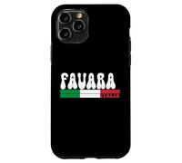 FAVARA City Italia Vintage Bandiera Italia per gli amanti dei viaggi Custodia per iPhone 11 Pro