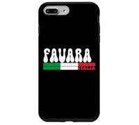 FAVARA City Italia Vintage Bandiera Italia per gli amanti dei viaggi Custodia per iPhone 7 Plus/8 Plus