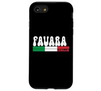 FAVARA City Italia Vintage Bandiera Italia per gli amanti dei viaggi Custodia per iPhone SE (2020) / 7/8