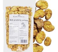 Fave Tostate Salate Croccanti 500g - Snack Proteico Vegetale Ricco di Fibre, Perfetto per Aperitivi, Pausa Lavoro e Spuntini Sani e Salati - KUCHNIA ZDROWIA