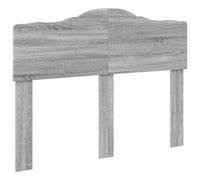 Favemtsl Testiera in legno Sonoma grigio, pannello posteriore del letto | Complemento elegante per la camera da letto con retro ben rifinito e superficie effetto legno facile da pulire.