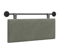 Favemtsl Testiera sospesa in velluto a coste, 110 x 55 cm, da parete | Schienale imbottito morbido con fissaggio a parete per camera da letto e salotto. Versatile come accessorio per il letto.