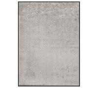 Favemtsl Zerbino grigio, 60 x 80 cm, per porta di casa e corridoio | Lo zerbino antiscivolo in polipropilene protegge il corridoio, l'ingresso e la protezione dal vento da umidità e sporco.