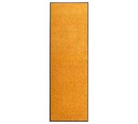 Favemtsl Zerbino lavabile, 60 x 180 cm, arancione | Zerbino assorbente per corridoio e ingresso. Il retro antiscivolo in PVC garantisce una presa sicura davanti alla porta di