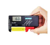 Favengo Tester per Batteria Tester Pile BT-168D Verifica Carica Batterie con Display LCD Universale Portatile Batteria Checker Tester per Volt Batteria per AA AAA C D PP3 9V 1,5V Batterie a Bottone