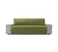 FAVERTI® Copridivano a 3 posti da 160 cm | modello PEGO | verde | ciniglia extra morbido, copridivano di qualità realizzato in Spagna con materiale riciclato