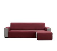 FAVERTI® Copridivano con chaise longue, imbottito, 240 cm (seduta) | modello Requena, rosso, protezione compatibile sinistro/destro, tela facile da lavare, durevole e resistente, prodotto in Spagna