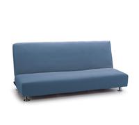 FAVERTI® Copridivano elasticizzato per divano letto a tre posti, modello Reale, celeste, copridivano per letto universale, protezione di qualità, in tessuto jacquard, in cotone