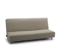 FAVERTI® Copridivano elasticizzato per divano letto a tre posti, modello reale, in lino, per letto universale, protezione di qualità, in tessuto jacquard, in cotone