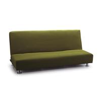 FAVERTI® Copridivano elasticizzato per divano letto a tre posti, modello reale, tappeto erboso, copridivano per letto universale, protezione di qualità, tessuto jacquard al tatto in cotone