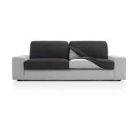 FAVERTI® Copridivano super elastico con misure tra 50-85 cm per 45-70 cm e 10-20 cm di altezza | Modello NOVELE | Fodera per seduta o schienale di poltrona o divano grigio scuro