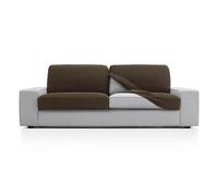 FAVERTI® Copridivano super elastico con misure tra 50-85 cm per 45-70 cm e 10-20 cm di altezza | Modello NOVELE | Fodera per seduta o schienale di poltrona o divano camoscio