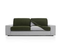 FAVERTI® Copridivano super elastico con misure tra 50-85 cm per 45-70 cm e 10-20 cm di altezza | Modello NOVELE | Fodera per seduta o schienale di poltrona o divano prato