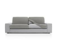 FAVERTI® Copridivano super elastico con misure tra 50-85 cm per 45-70 cm e 10-20 cm di altezza | Modello NOVELE | Fodera per seduta o schienale di poltrona o divano grigio chiaro