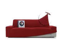 FAVERTI Divano elastico - Due luoghi - Protettore di qualità, prodotto ecologico. Dimensioni super regolabili e universali. Lavaggio facile - Antacaros. Durevole e resistente. NOVELE rosso