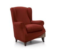 FAVERTI® Fodera elastica per poltrona da 70 a 100 cm | Modello Reale | Caldaia | Fodera regolabile per poltrona paraorecchie universale | Protezione di qualità in tessuto jacquard al tatto di cotone