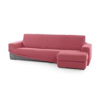 FAVERTI Fodera per chaise longue, braccio corto destro (vista frontale) | modello Novele, copripiumino super regolabile, fucsia chiaro, protezione di qualità in tessuto jacquard al tatto di cotone