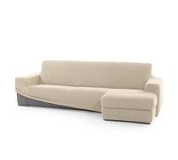 FAVERTI Fodera per chaise longue, braccio corto destro (vista frontale) | modello Novele, super regolabile, beige, protezione di qualità in tessuto jacquard al tatto di cotone