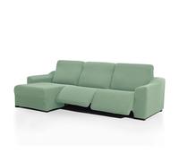 FAVERTI Fodera per chaise longue, braccio corto sinistro (vista frontale) a due piedi | modello NOVELE | Fodera per chaise longue super regolabile, turchese, protezione di qualità tessuto jacquard in