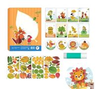 Faveurs De Fête D'Automne - Kit Créatifs Feuilles D'Automne | Fournitures Scolaires Et Artisanat Saisonnières, Décorations Halloween, Fêtes, Classe, Activité Groupe Garçons Et Filles