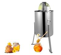 Favi a nido d'ape Fionda manuale centrifuga diagonale estrattore di miele con coperchio elettrico azionamento estrattore di miele estrattore centrifuga universale in acciaio inox apicoltura accessori