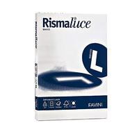 Favini 042199 Risma Luce A4, Bianca, 200 gr, 125 Fogli