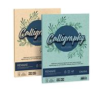 carta calligraphy nature remake - a4 - 120 gr - spiaggia - favini - conf. 50 fogli