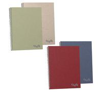 FAVINI - A2958C4 - Maxiquaderno spiralato Crush - spiralato sul lato lungo - A4 - 5 mm - 60 fogli - 80 gr - colori assortiti - Favini - 100773 - Conf. da 5 Pz. - A2958C4