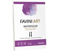 FAVINI ART BLOCCO COLLATO WATERCOLOR GRAMMATURA 300 G/M2 FOGLI 10 FORMATO CM. 21X29,7 A4