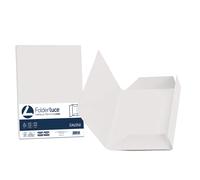 FAVINI - A500434 - Cartelline 3 lembi Acqua - 200 gr - 24,5x34,5 cm - bianco - Favini - conf. 25 pezzi - 59163 - Conf. da 1 Pz. - A500434