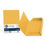 FAVINI - A50H434 - Cartellina 3 lembi Luce - 200 gr - A4 - cartoncino bristol - giallo oro - Favini - conf. 25 pezzi - 32661 - Conf. da 1 Pz. - A50H434