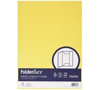 Favini A50X434 Luce&Acqua Cartelline in Cartoncino 3 Lembi, multi, 25 Pezzi