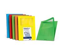 FAVINI - A51G124 - Cartelline a L con finestra - cartoncino 140 gr - 22x31 cm - azzurro - Favini - conf. 10 pezzi - 35491 - Conf. da 1 Pz. - A51G124
