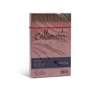 Favini A57C107 Calligraphy Nature 25 buste colore Mandorla 120 gr/m2 formato 12x18 cm ideali per Inviti Partecipazioni Diplomi Menù Made in Italy