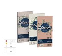 busta calligraphy nature crush - 110 x 220 mm - 100 gr - giallo agrumi - favini - conf. 25 pezzi