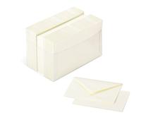 FAVINI - A57Q174 - Scatola 100 cartoncini (200gr) + 100 buste (90gr) - avorio - formato 9 - Favini - 70570 - Conf. da 1 Pz. - A57Q174