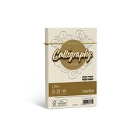 Favini A57Q617 Carta Calligraphy, Effetto Lino