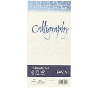 busta calligraphy pergamena - 110 x 220 mm - 90 gr - sabbia 02 - favini - conf. 25 pezzi