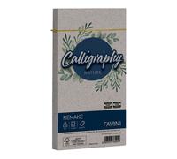 FAVINI - A57U253 - Busta Calligraphy Remake - 110 x 220 mm - 120 gr - scoglio - Favini - conf. 25 pezzi - 100423 - Conf. da 1 Pz.