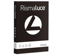 carta colorata favini rismaluce colori forti 90 g/m² a4 nero 63 - risma da 300 fogli - a66a304