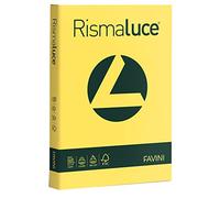 carta colorata favini rismaluce colori forti 200 g/m² a4 giallo sole 53 risma da 125 fogli - a67b104