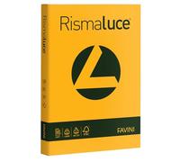 carta colorata favini rismaluce colori forti 200 g/m² a4 giallo oro 52 - risma da 125 fogli - a67h104